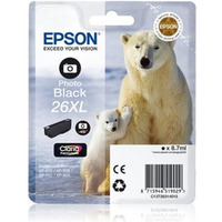 EPSON C13T26314012 Tusz Epson T2631 XL photo black Claria 8, 7 ml XP-600/700/800