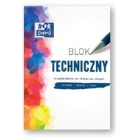 Blok techniczny Oxford, A3 / biay, 10 kartek